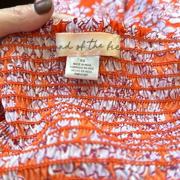 NWOT- Land of the Free Floral Romper - Picture 3 of 3